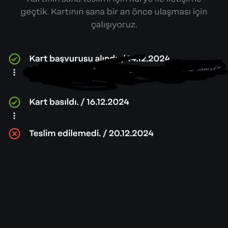 Papara Teslim Edilmeyen Kart Ve Yanıltıcı Kargo Bilgisi!