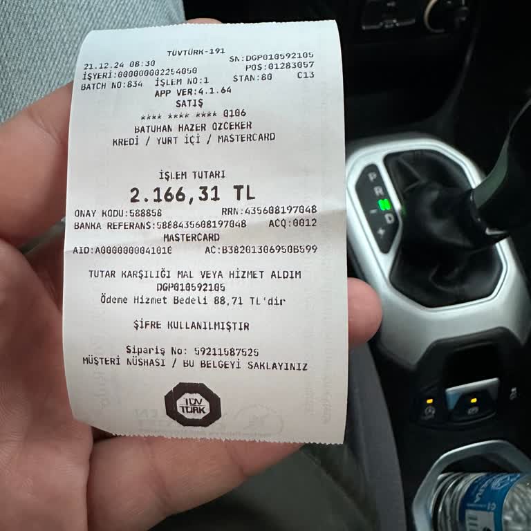 Çorlu Tüvtürk'ten Haksız Kredi Kartı Ücreti Kesintisi