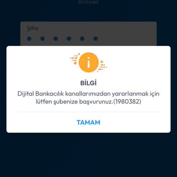 Dijital Kanallara Erişim Sorunu Ve Şube Yönlendirmesi