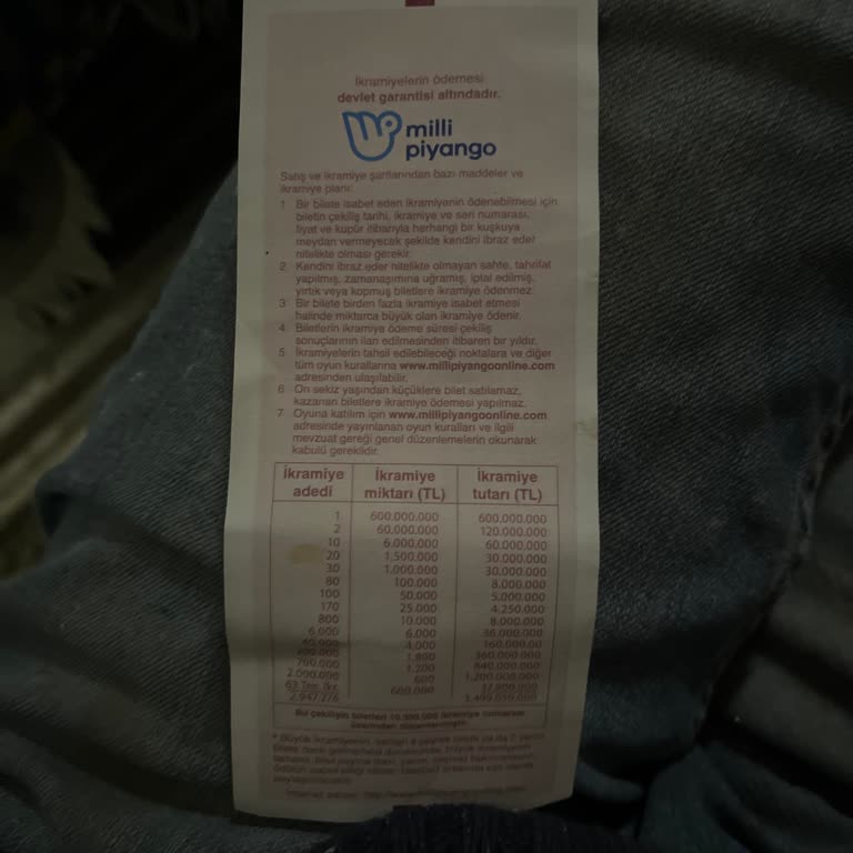 Mühürsüz Milli Piyango Bileti Kaygısı