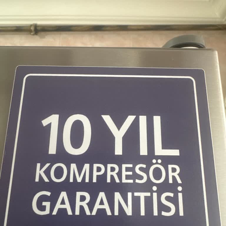 Buzdolabında Garanti Etiketi Sorunu