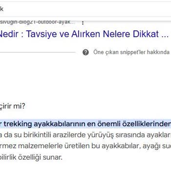 Su Geçiren Trekking Ayakkabısı Hayal Kırıklığı