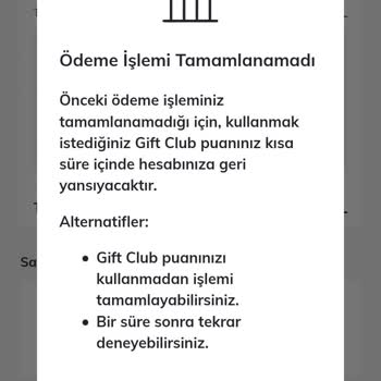 Kaybolan Gift Puanlarıma Çözüm Bekliyorum
