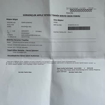 İlgisiz Müşteri Hizmeti Ve Cihaz Sorunu