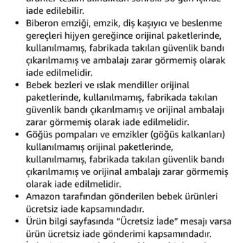 Amazon'da İade Sorunu: Bebek Maması Geri Alınmıyor