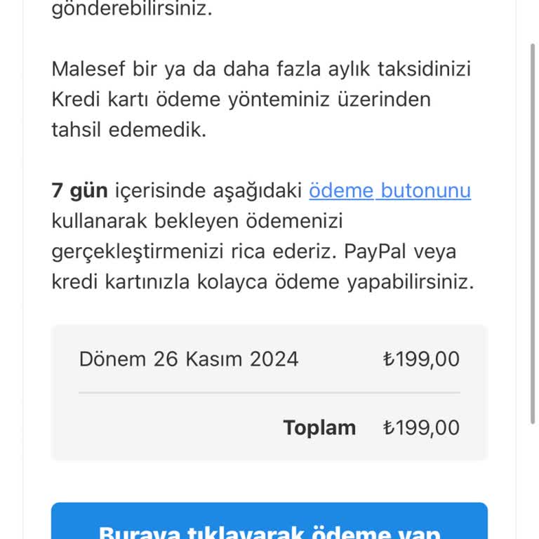 Habersiz Abonelik Ve Haksız Ödeme Talebi