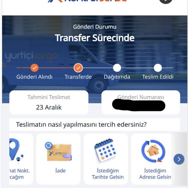 Yurtiçi Kargo Yanıltıcı Teslimat Tarihi Nedeniyle Kaçırılan Kargo Ve Şube Teslim Zorunluluğu