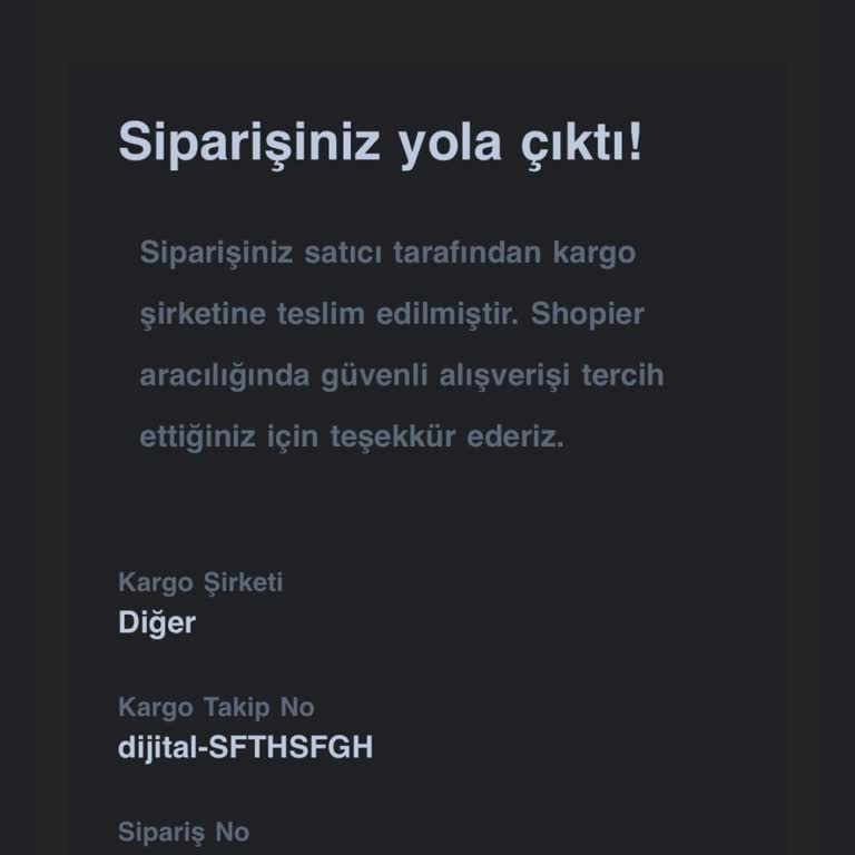 Sipariş Verdim, Ne Ürün Var Ne Cevap!