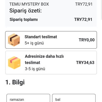 Sürpriz Kutu Aldatmacası: Temu'dan Yardım Bekliyorum