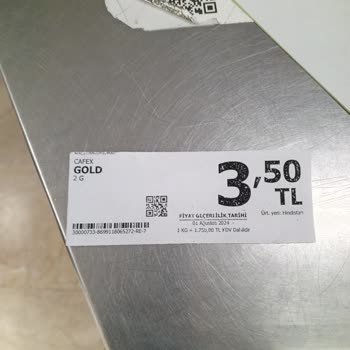 A101 Cafe Gold Şikayeti