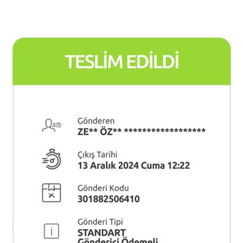 Yurtiçi Kargo Kargo Sürecinde Kaybolan Yüzük