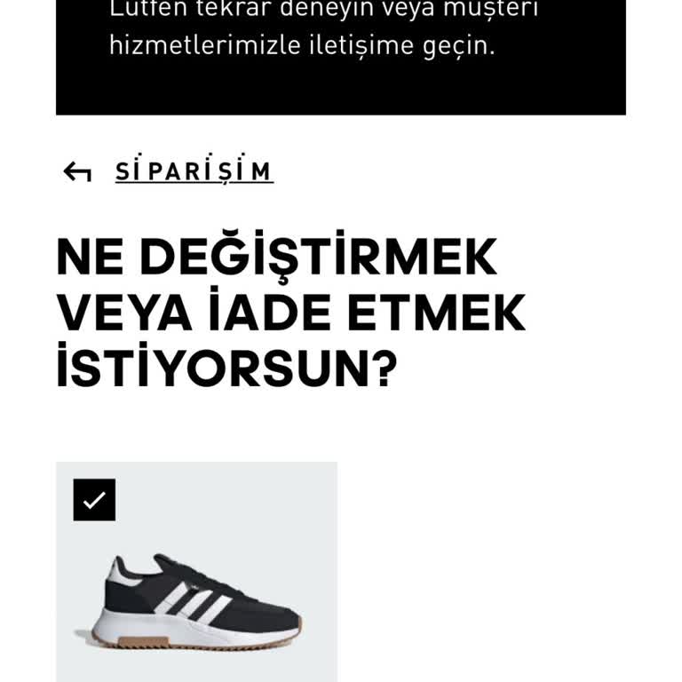 Adidas İade Ve Değişim Sürecindeki Altyapı Sorunları