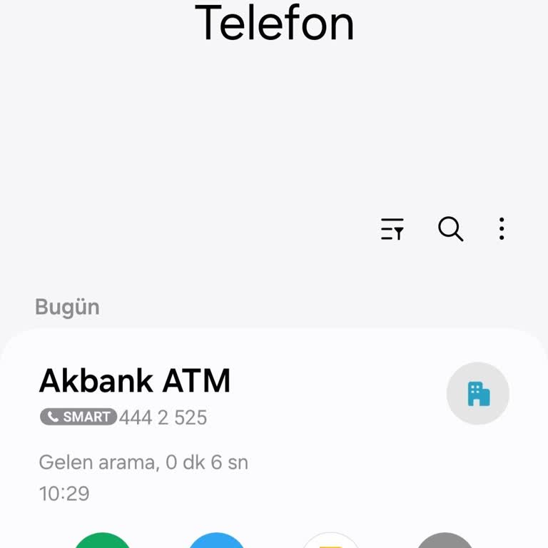 Akbank ATM'den Gelen Anlaşılmaz Arama