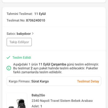 Babydoor Bebek Arabası Güvenlik Sorunu: Acil İade Talebi