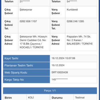 Kargo Krizi: Acil İhtiyaçlarım Gelmiyor!