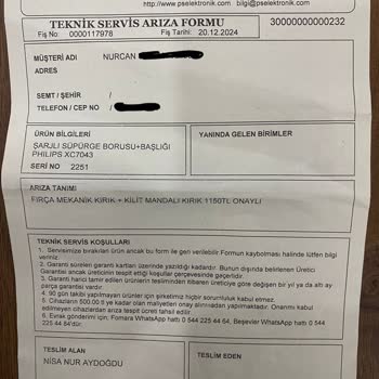 Philips Süpürge Fırça Mekaniği Sorunu