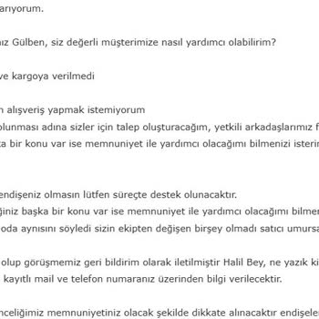 Ürün Teslimatında Sürekli Oyalama Ve İlgisizlik