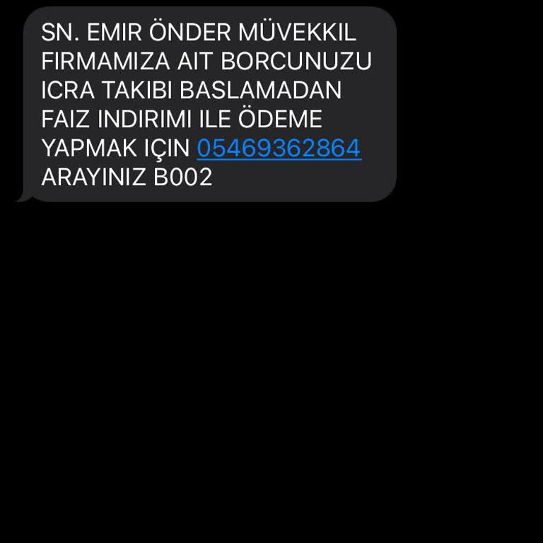 Yanlış Borç Bildirimi Ve İcra Tehdidi