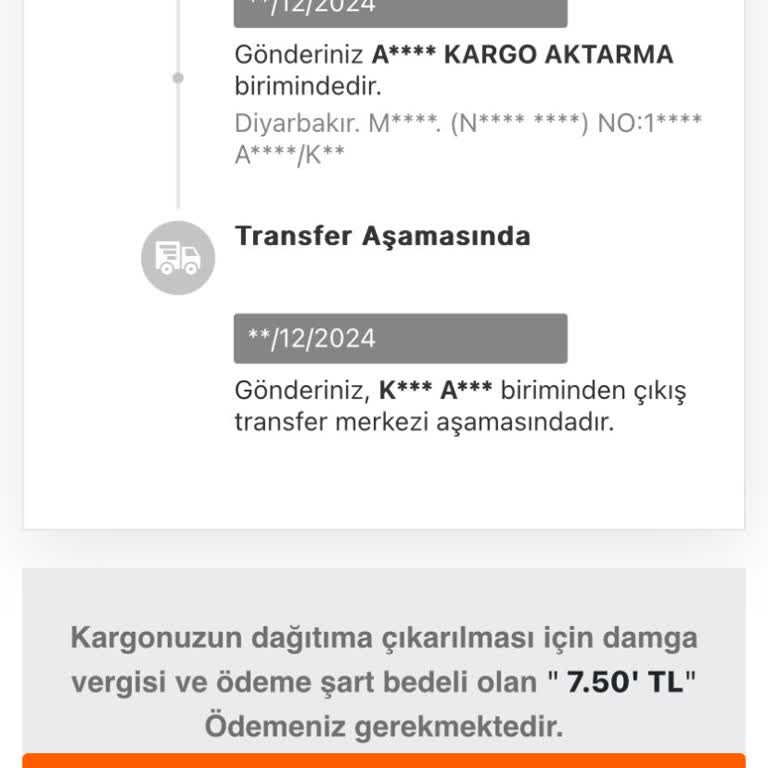 Kargo Ücreti Üzerine Ekstra Talep: Damga Vergisi Sorunu