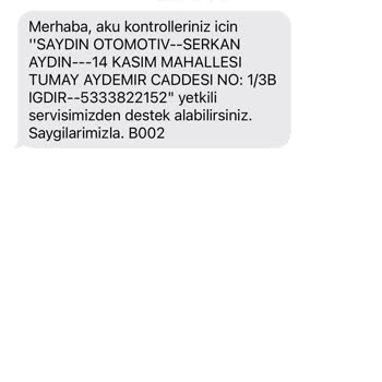 Akü Sorunu Ve Yetersiz Müşteri Hizmeti
