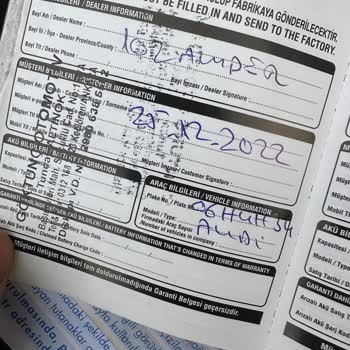 Akü Sorunu Ve Yetersiz Müşteri Hizmeti