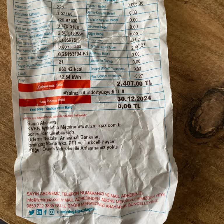 Yüksek Doğalgaz Faturası Şoku