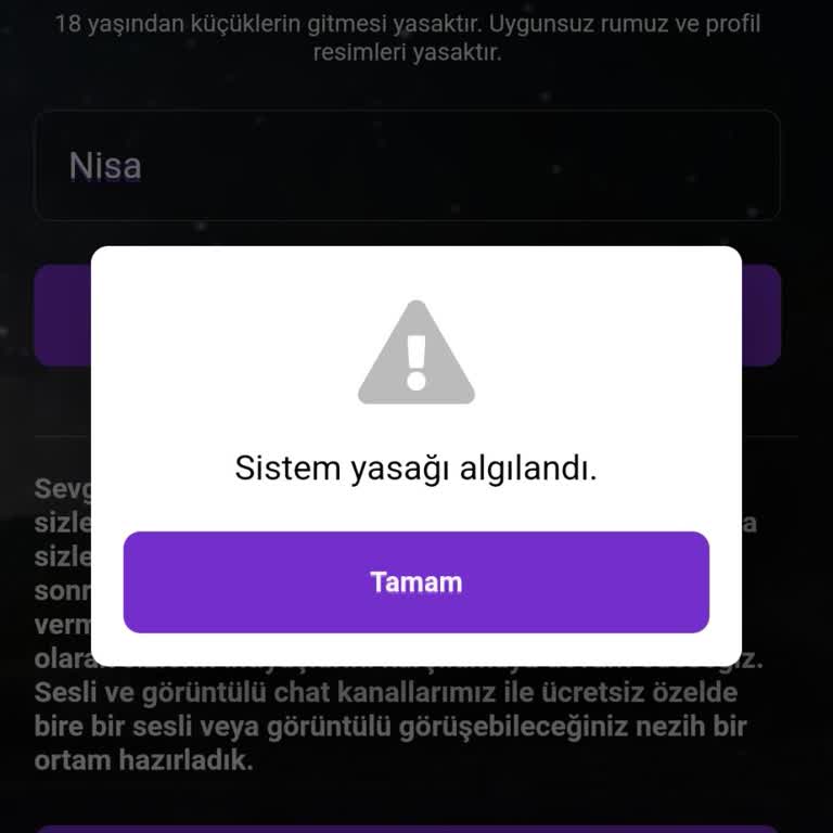 Esohbet.net Giriş Yasağı
