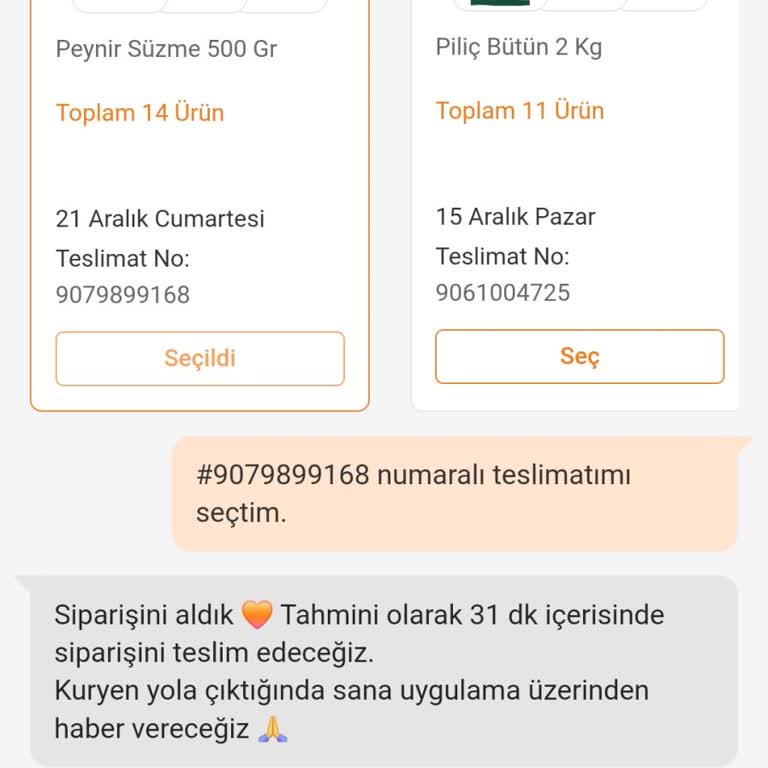 Trendyol Market Siparişlerinde Sürekli Mağduriyet