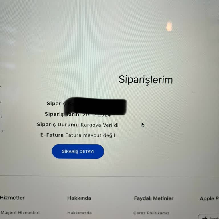 Macbook Siparişi Ve Kargo Karmaşası
