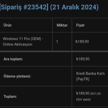 Satın Alınan Windows 11 Pro Lisansı Başkasına Ait Çıktı
