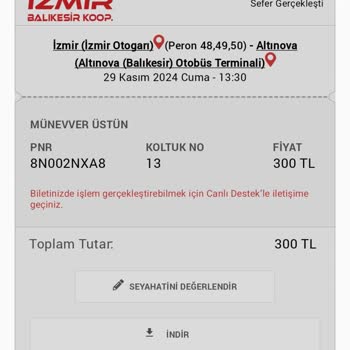 Obilet'ten Hatalı Çekim Ve İade Sorunu