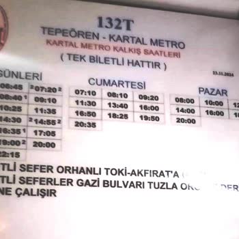 132T Otobüs Hattındaki Aksaklıklar Ve Şoför Davranışları