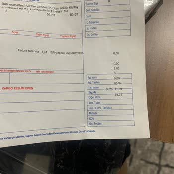 Kargo Ücretleri Yüzünden Mağduriyet Yaşadım