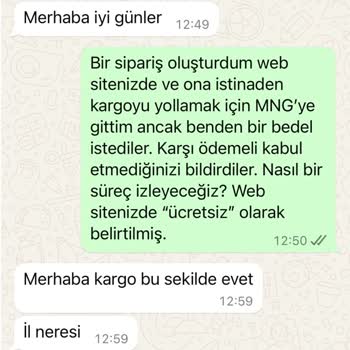 Yanıltıcı Kargo Ücreti Ve İletişimsizlik Sorunu