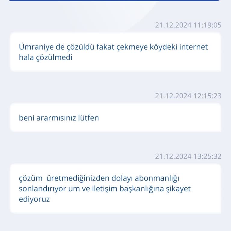 TurkNet İletişim Sorunları Ve Hizmet Eksikliği