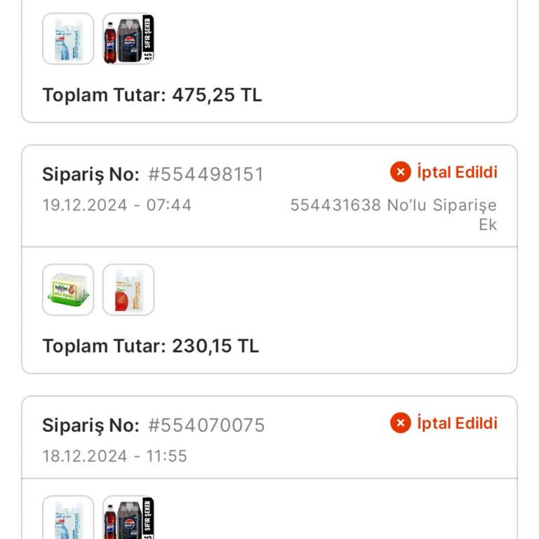 Migros Sanal Market İptal Sorunları Ve Müşteri Mağduriyeti