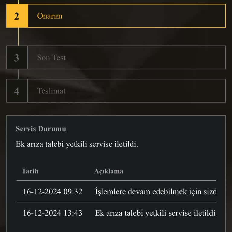 Teknik Serviste Uzayan Bekleyiş
