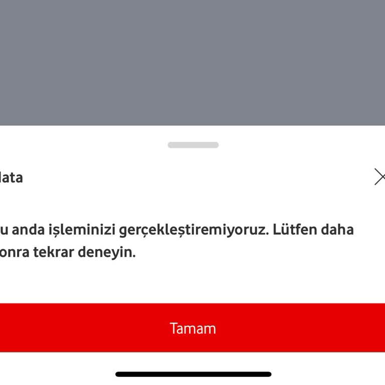 Vodafone Pay Sanal Kart Bakiye Aktarma Sorunu