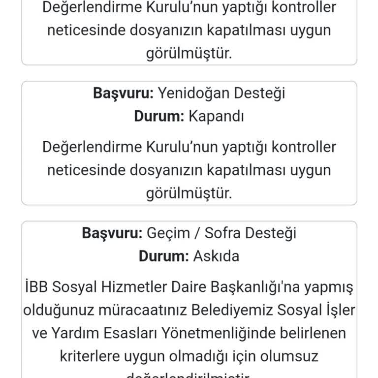 Yardım Başvurum Reddedildi Bebeğime Bez Alacak Param Yok