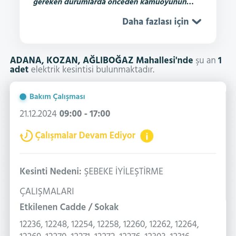 Sürekli Elektrik Kesintileri Mağduriyeti