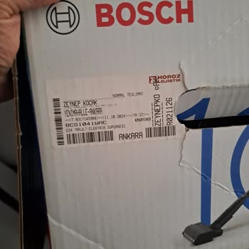 Bosch Süpürge Ve Müşteri Hizmetleri Hayal Kırıklığı