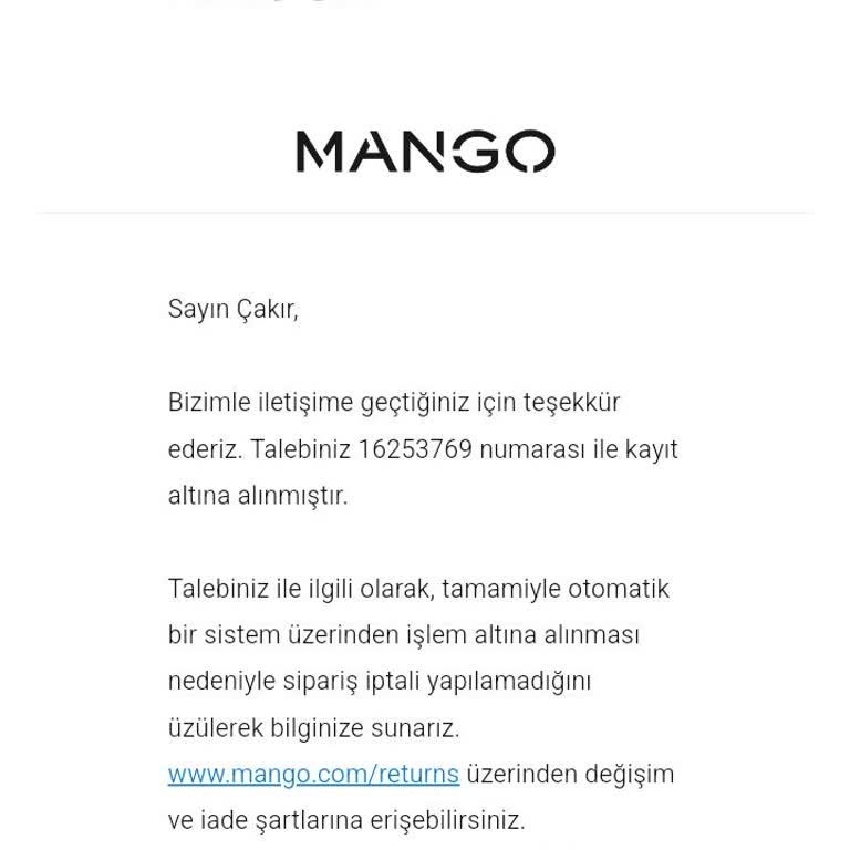 İnternet Üzerinden İptal Edilemeyen Sipariş Sorunu