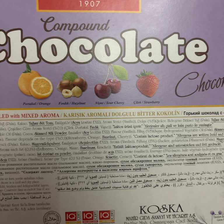 Görseli Güzel, Tadı Hayal Kırıklığı: Koska 1907 Çikolata