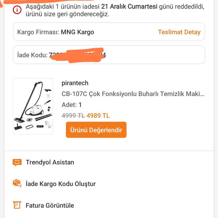Trendyol'dan Aldığım Buharlı Temizleyici Hayal Kırıklığı