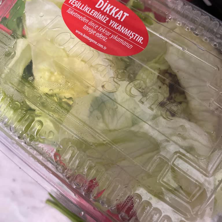 Yıkanmış Ürün Paketi İçinde Kurt Şoku