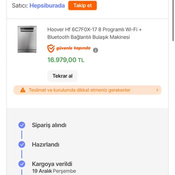 Hepsiburada'da İptal Ve Kargo Sorunlarıyla Boğuşuyorum