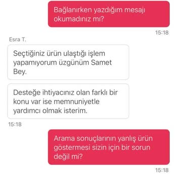 Yanıltıcı Arama Sonuçları Ve İade Sorunu