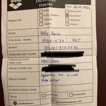 Kaybolan Ürün Ve İletişim Eksikliği Mağduriyeti