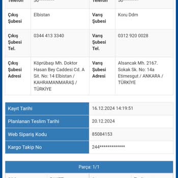 Sürat Kargo'nun Teslimat Sürecindeki Belirsizlik Ve İletişim Sorunları