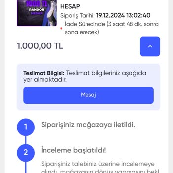 Hesap.com.tr Canlı Destek Ve Satıcı İlgisizliği Mağdur Ediyor